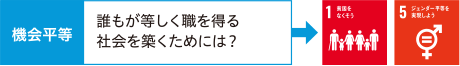 機会平等　誰もが等しく職を得る社会を築くためには？